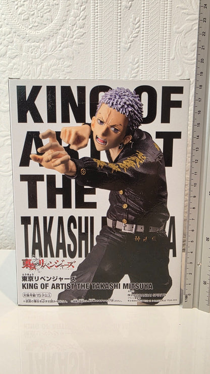 Takashi Mitsuya King of Artist Banpresto Tokyo Revengers Anime Figure Sealed