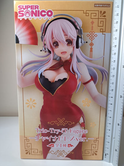 Super Sonico Trio Try iT China Dress Ver FuRyu Anime Figure Sealed Original