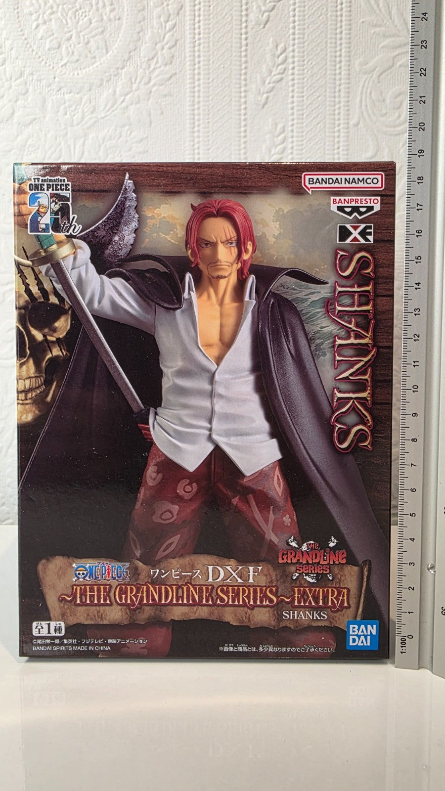 Shanks The Grandline Series EXTRA One Piece Banpresto Anime Figure 25th