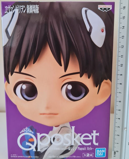 Shinji Ikari Q Posket Plugsuit Style Ver A Banpresto Evangelion Anime Figure