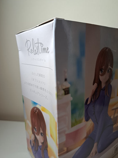 Miku Nakano Relax Time Nakano Ver Quintessential Quintuplets Banpresto Figure