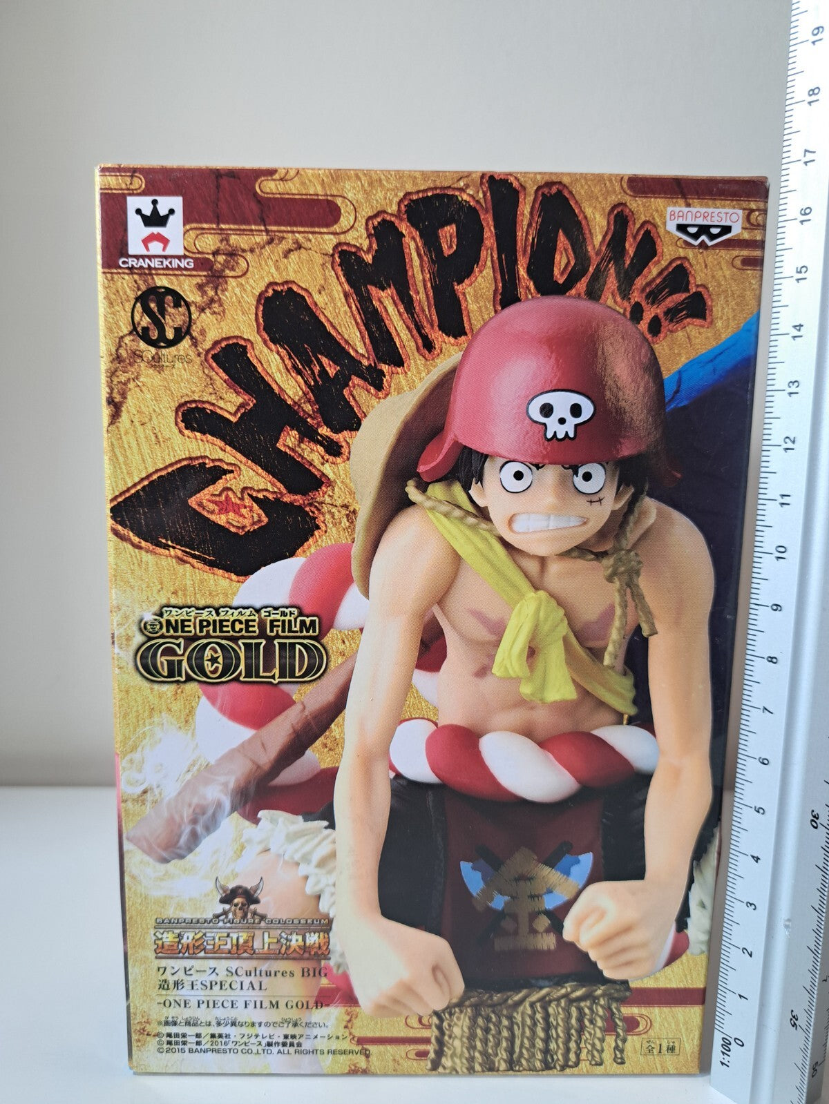 Monkey D Luffy SCultures Champion 2015 Big Banpresto Figure Colosseum One Piece