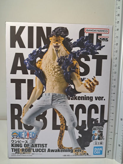 Rob Lucci King of Artist Awakening Ver One Piece Banpresto Anime Figure