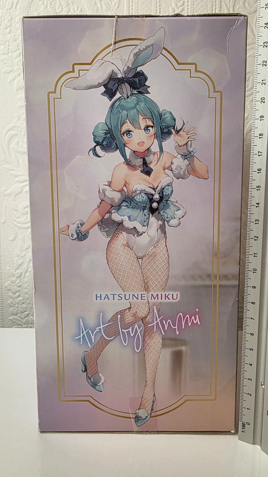 Hatsune Miku BiCute Bunnies White Rabbit Pearl Ver FuRyu Figure Art by Anmi