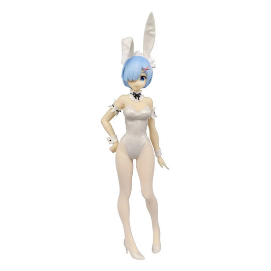 Rem BiCute Bunnies White Pearl Ver Re : Zero FuRyu Anime Figure Original Sealed