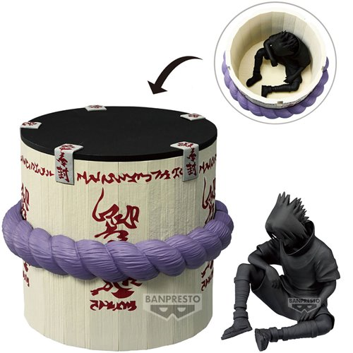 Naruto Fig Life Sasuke's Coffin Banpresto Anime Figure Sealed Original