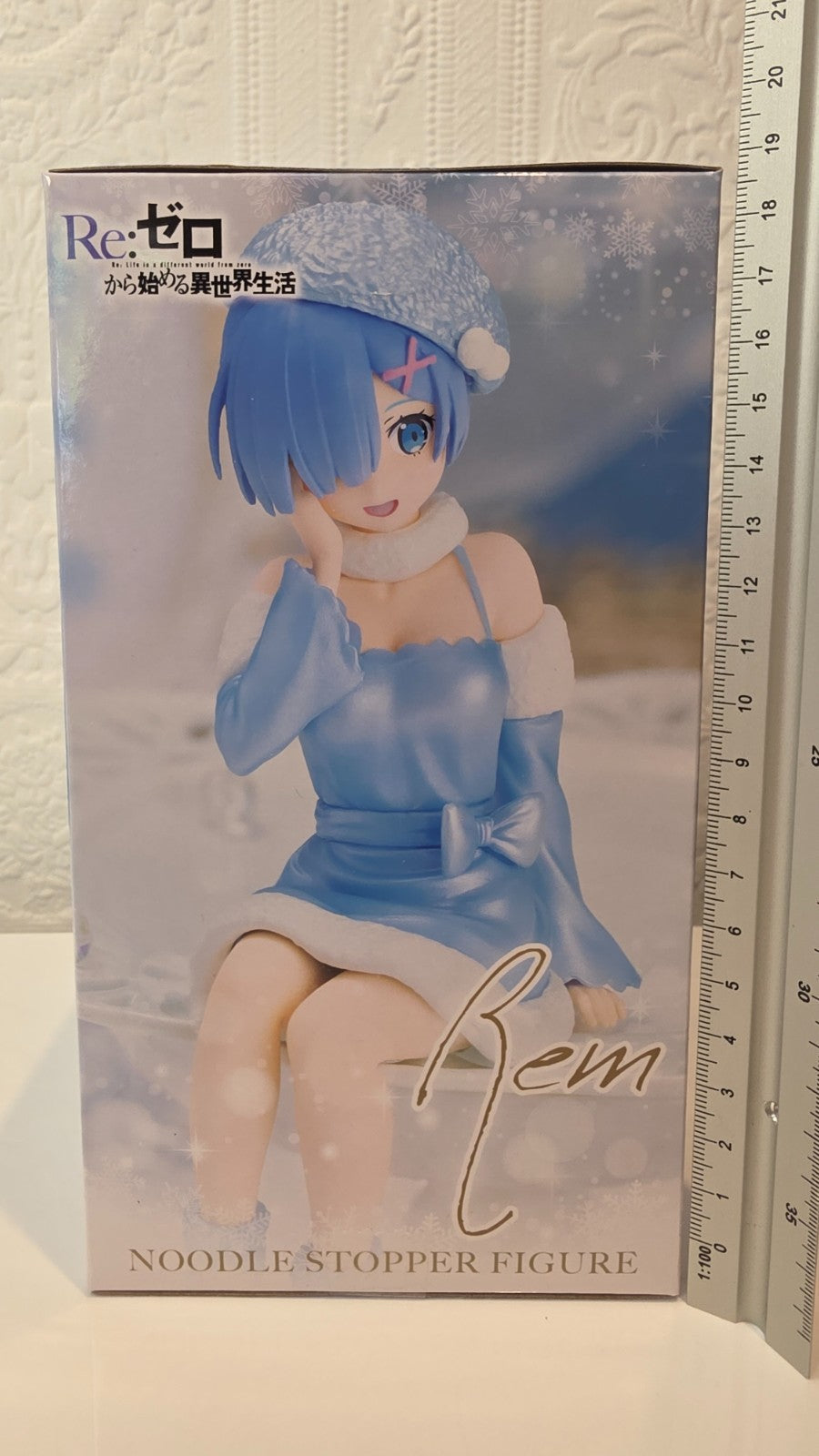 Rem Snow Princess Noodle Stopper FuRyu Re : Zero Anime Figure