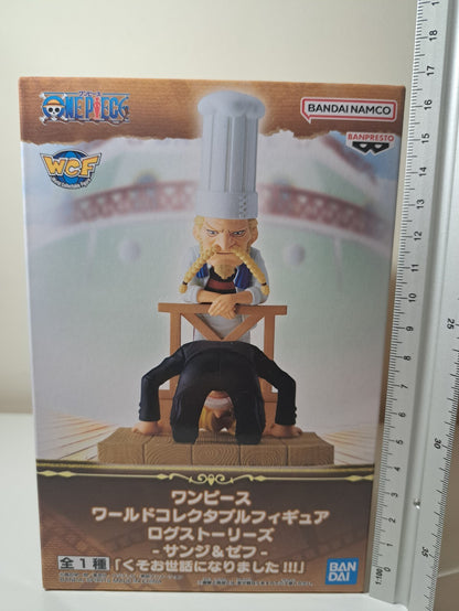 Sanji & Zeff WCF Log Stories Banpresto World Collectable Anime Figure Sealed