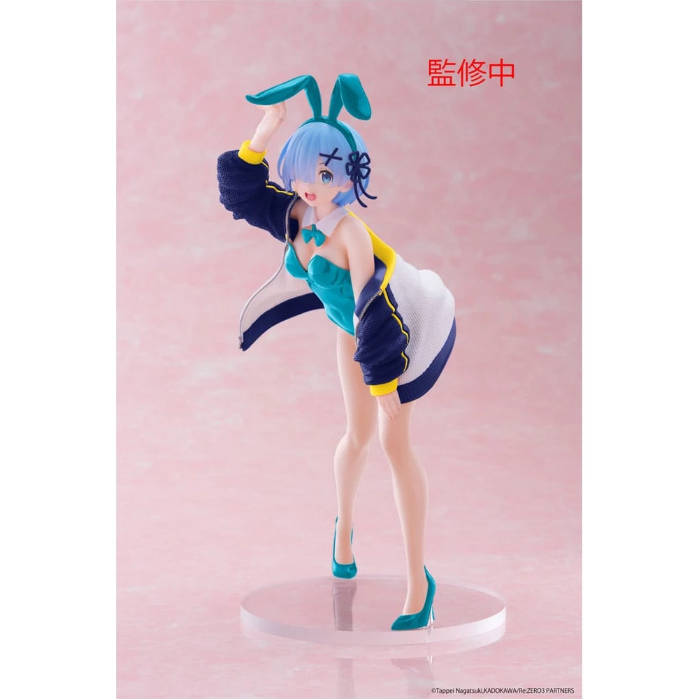 Rem Coreful Jacket Bunny Renewal Taito Re : Zero Anime Figure