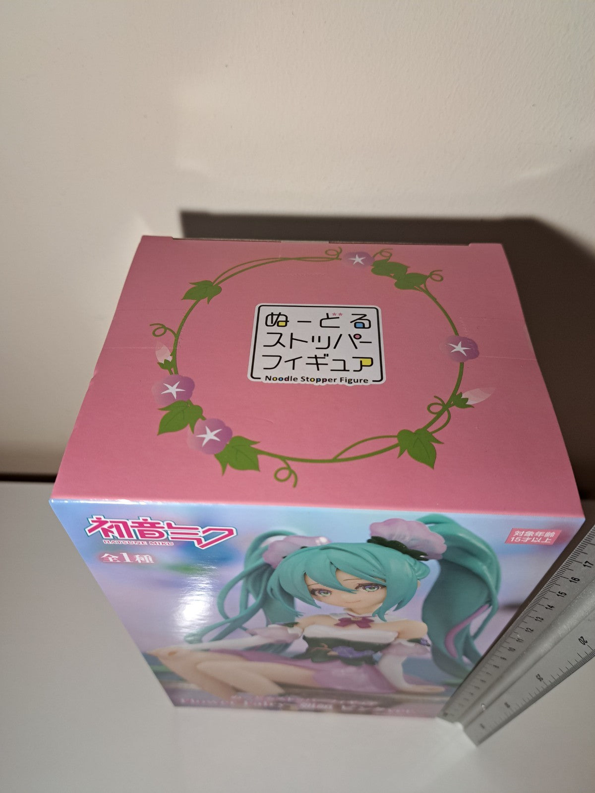 Hatsune Miku Flower Fairy Morning Glory Pink Ver FuRyu Noodle Stopper Figure