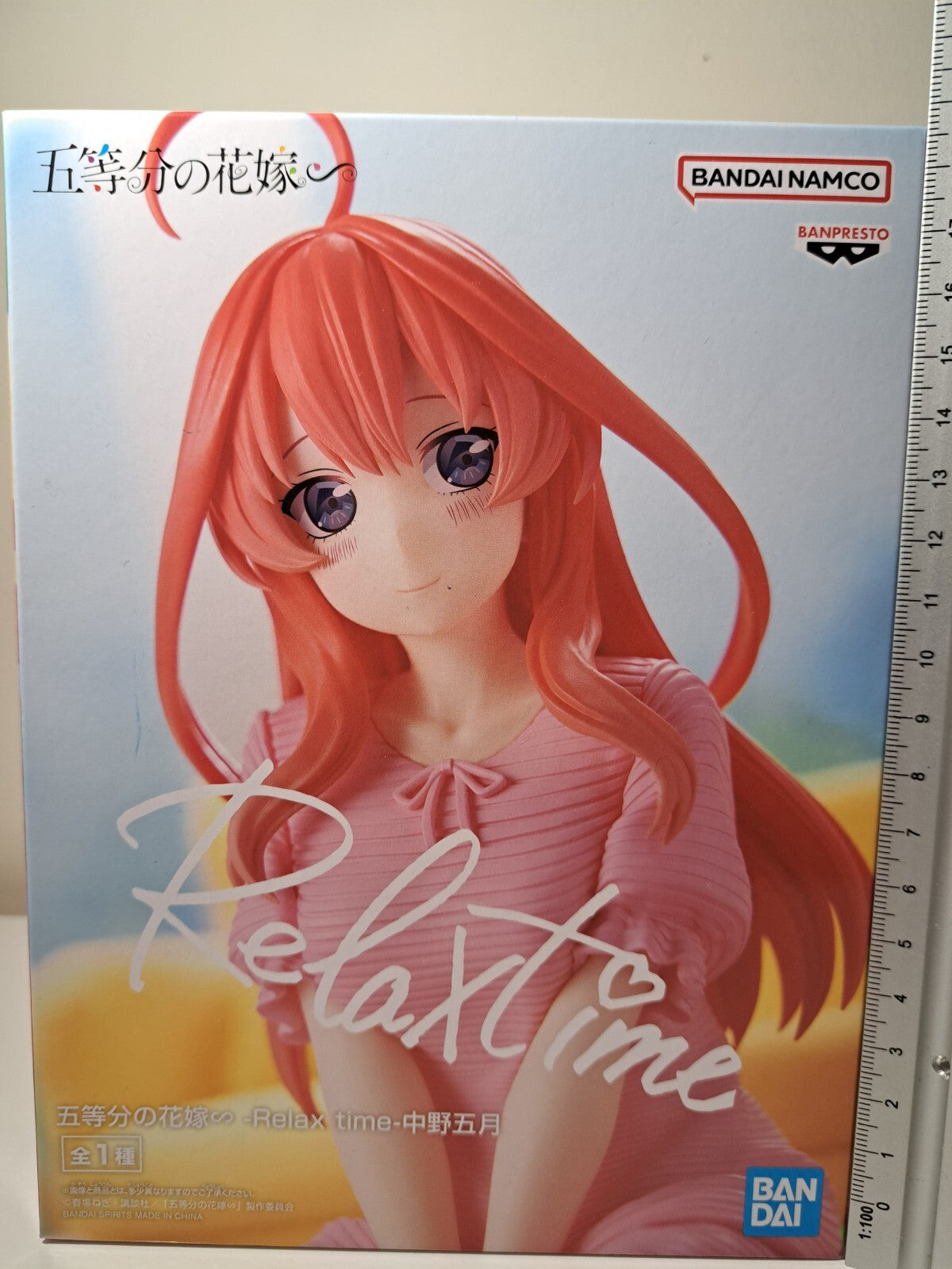 The Quintessential Quintuplets Itsuki Nakano Relax Time Banpresto Anime Figure