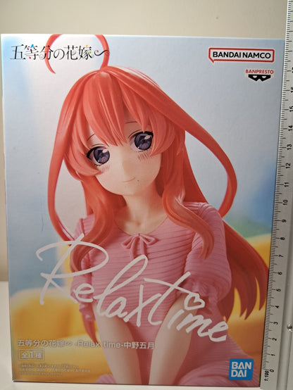 The Quintessential Quintuplets Itsuki Nakano Relax Time Banpresto Anime Figure