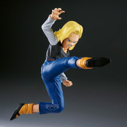 Android 18 Match Makers Dragon Ball Z Banpresto Anime Figure Sealed vs Mr Satan