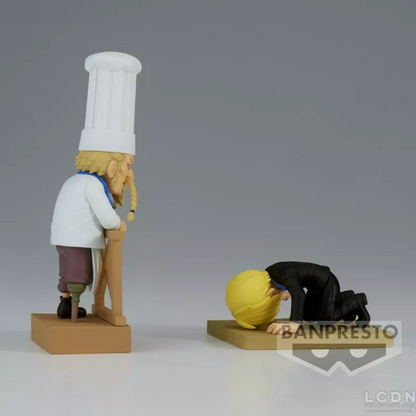 Sanji & Zeff WCF Log Stories Banpresto World Collectable Anime Figure Sealed