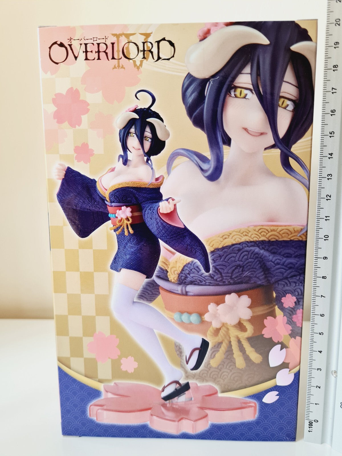 Albedo Sakura Kimono Ver Coreful Overlord Taito Anime Figure Sealed
