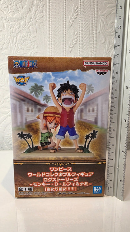 Monkey D Luffy & Nami WCF Log Stories Banpresto World Collectable Figure