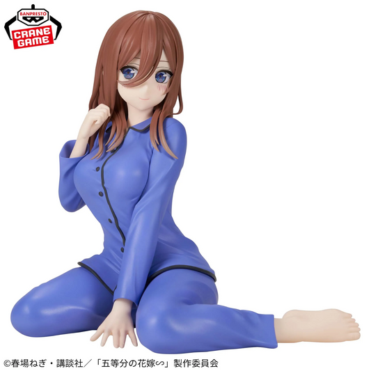 Miku Nakano Relax Time Nakano Ver Quintessential Quintuplets Banpresto Figure