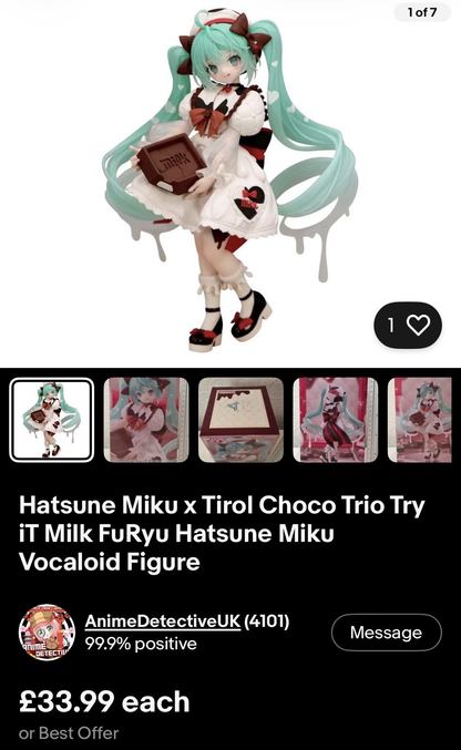 16 Item Bulk Sale Hatsune Miku and One Piece Various Figures