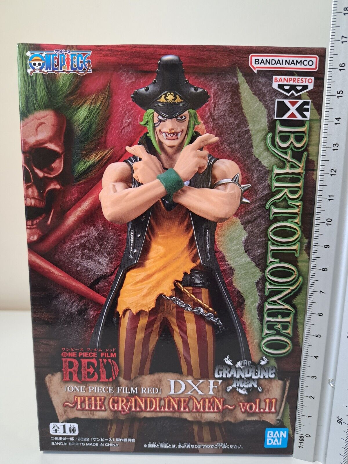 One Piece Film Red The Grandline Men Vol 11 Bartolomeo Banpresto DXF Figure Sealed