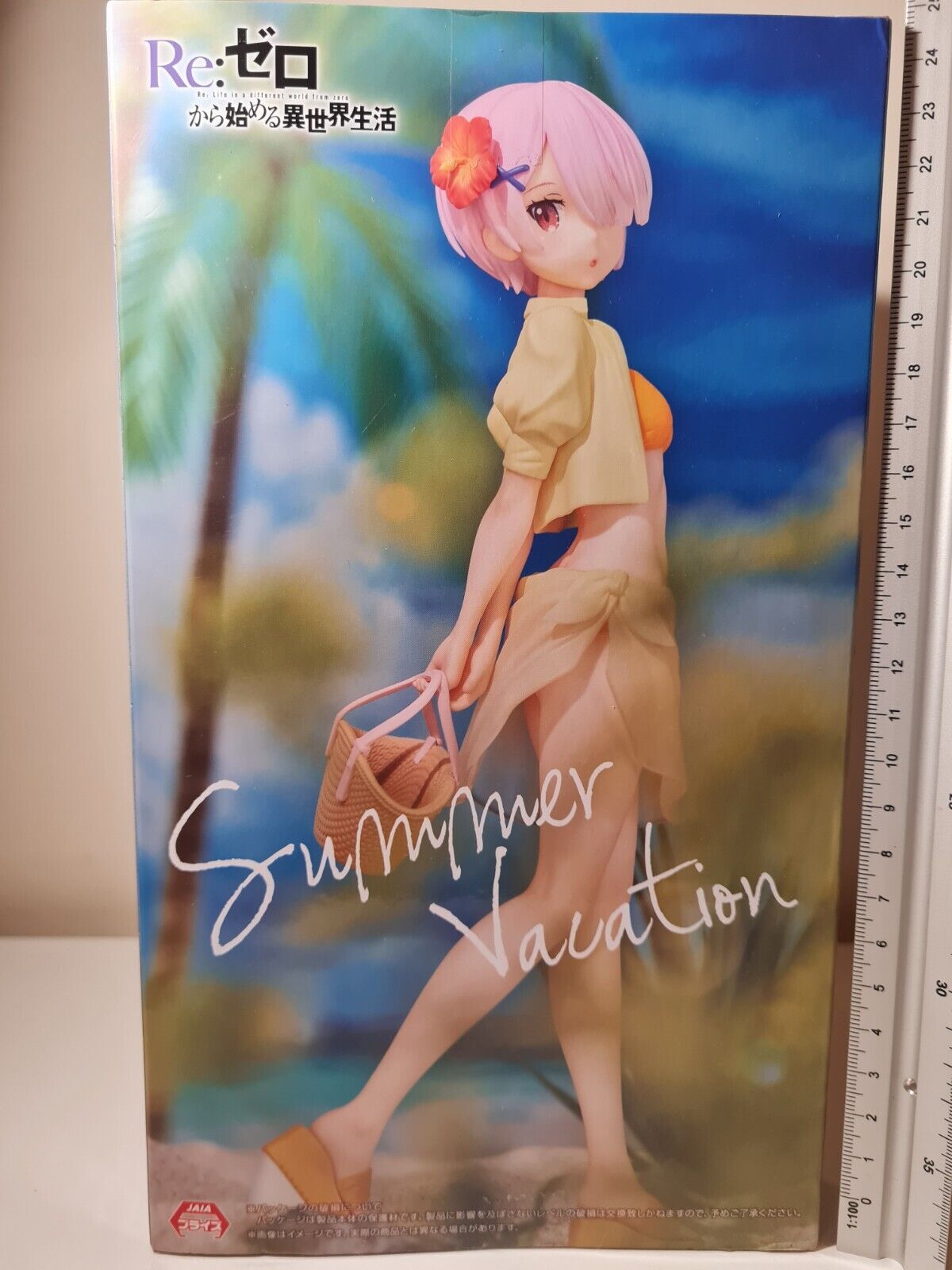 Re : Zero Ram Summer Vacation FuRyu SSS Anime Figure Original Sealed New