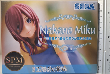 Miku Nakano Last Festival The Quintessential Quintuplets SEGA SPM Premium Figure Original Sealed