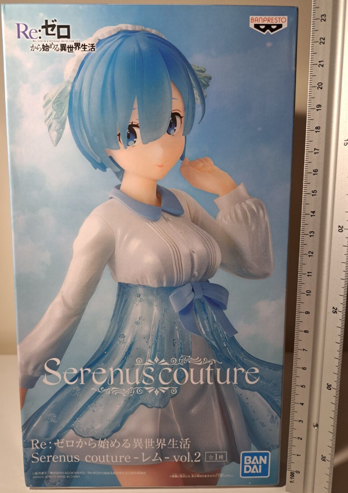 Re : Zero Rem Serenus Couture Vol. 2 Banpresto Anime Figure Original Sealed