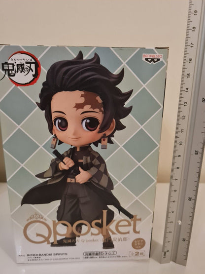 BANPRESTO Demon Slayer Kimetsu Tanjiro Kamado Q Posket Ver B Anime Figure Sealed