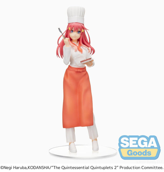 The Quintessential Quintuplets Itsuki Nakano SEGA SPM Cook Chef Premium Figure Sealed Free UK Shipping