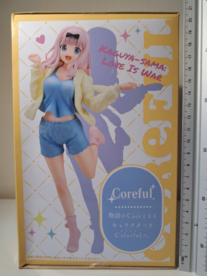 Kaguya Sama Love Is War Fujiwara Chika Coreful Room Wear Taito Figure Sealed Original