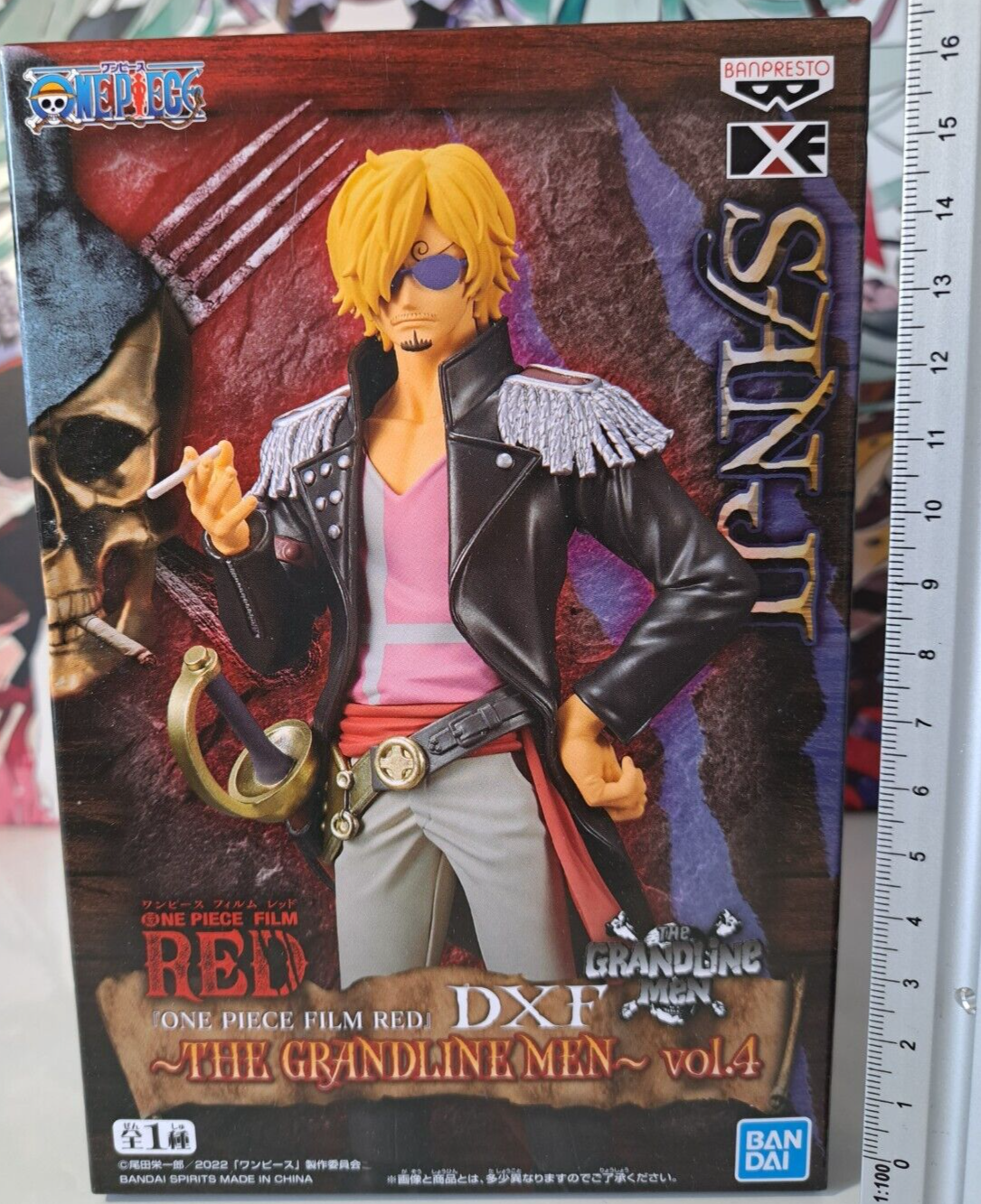 One Piece Film Red The Grandline Men Vol 4 Sanji Banpresto DXF Figure Sealed