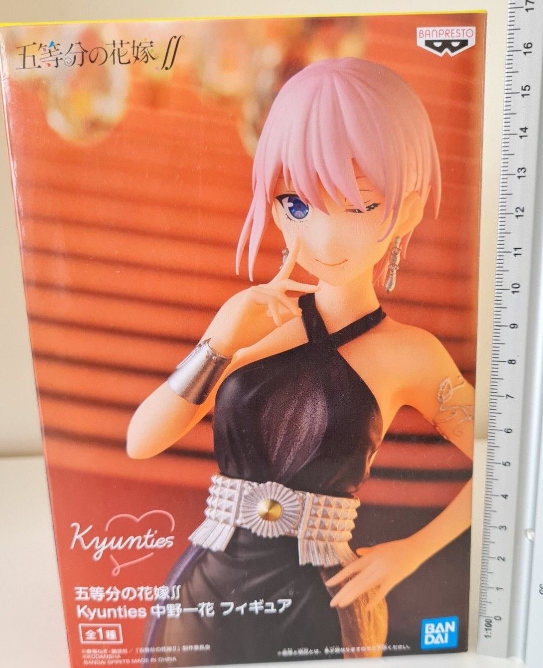 The Quintessential Quintuplets Ichika Nakano Black Dress Kyunties Banpresto Figure Sealed Original