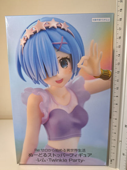 Re : Zero Rem Noodle Stopper Twinkle Party FuRyu Anime Figure Sealed Original Free UK Shipping