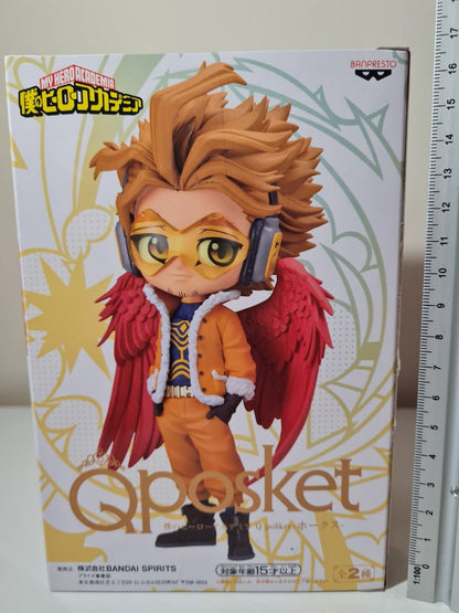 My Hero Academia Hawks Q Posket Type B Banpresto Anime Figure Sealed Free UK Shipping