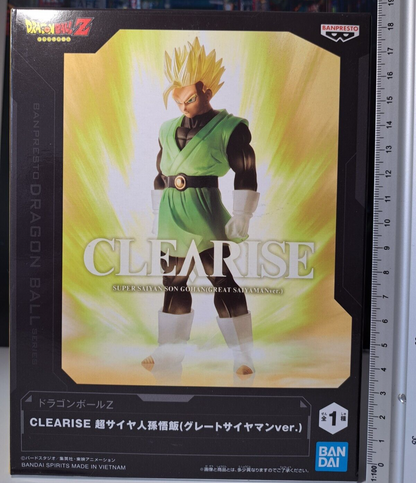 Banpresto Clearise Dragon Ball Z Super Saiyan Son Gohan Great Saiyaman Figure