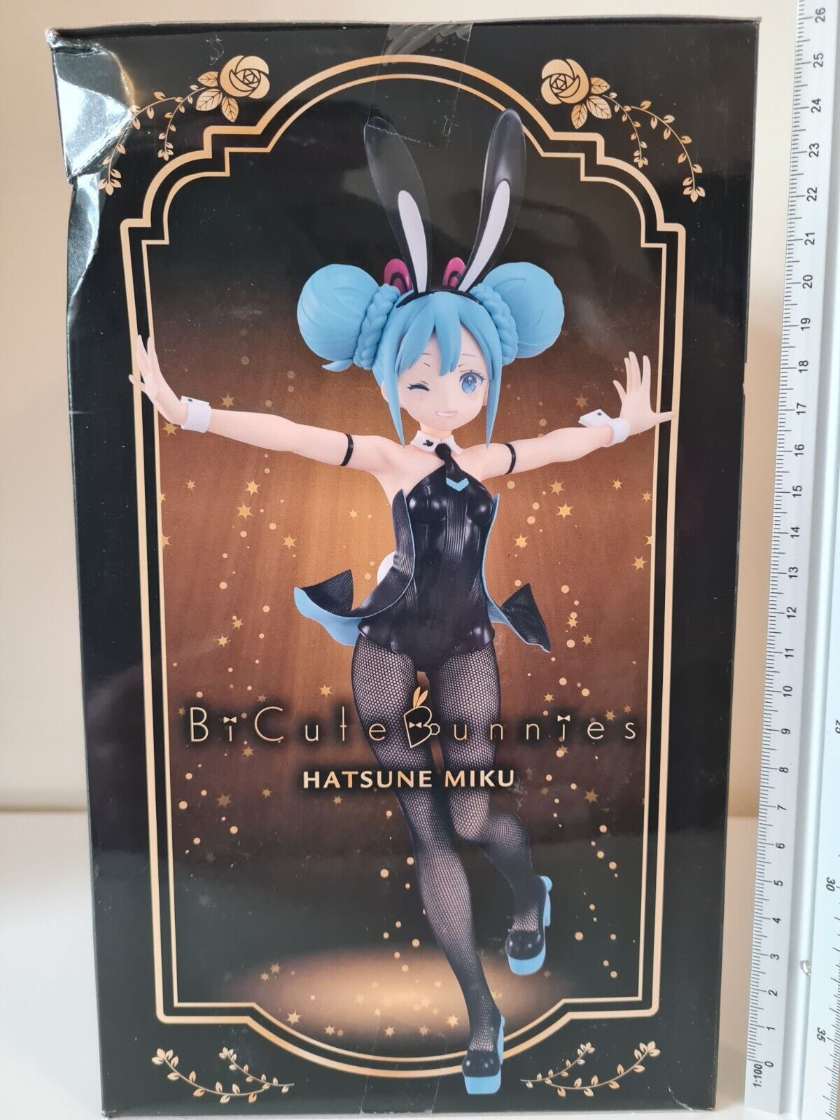 Hatsune Miku BiCute Bunnies Wink Black Bunny FuRyu Vocaloid Figure Sealed