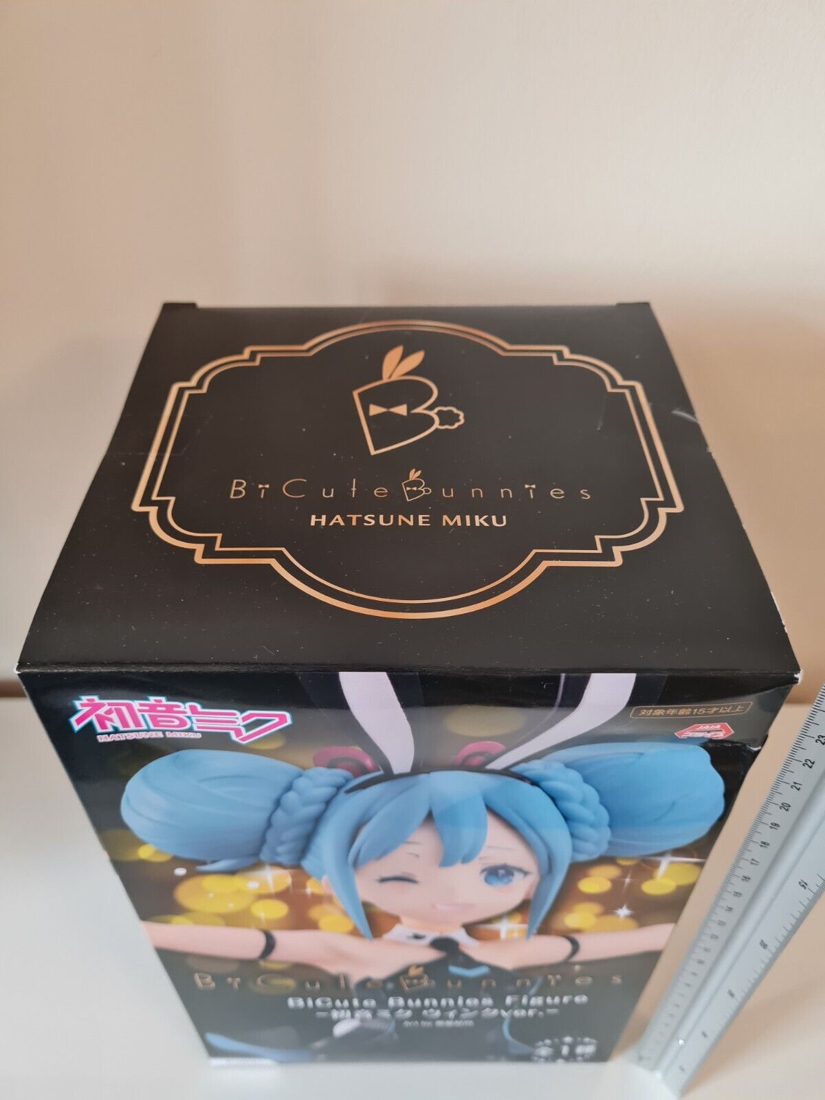 Hatsune Miku BiCute Bunnies Wink Black Bunny FuRyu Vocaloid Figure Sealed